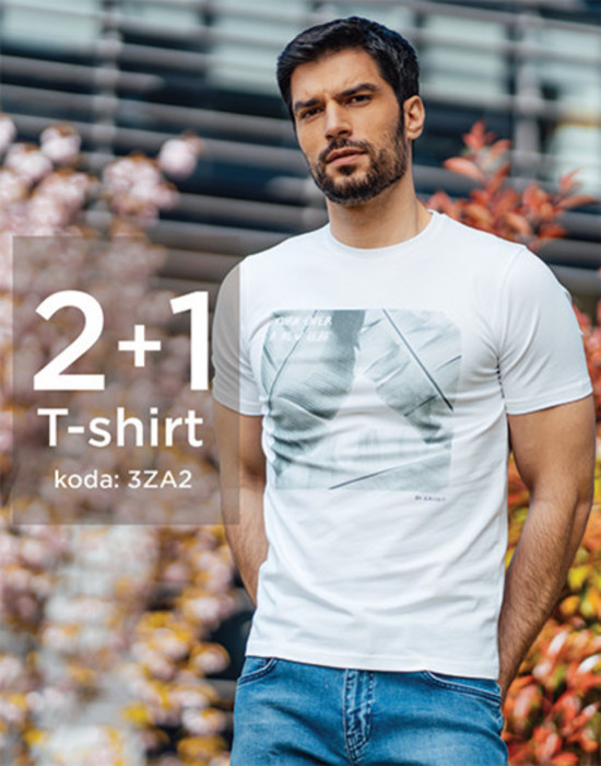 2+1 na t-shirt