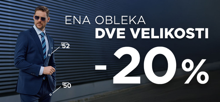 Ena obleka – dve velikosti