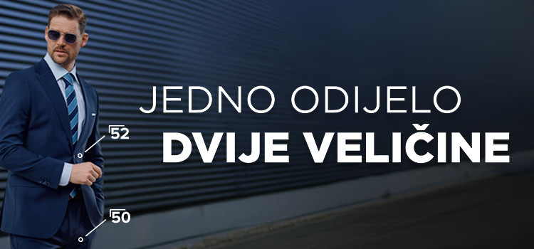 Jedno odijelo - dvije veličine