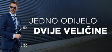 Jedno odijelo - dvije veličine