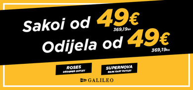 SAKOI I ODIJELA VEĆ OD 49€ - Roses Designer Outlet i Supernova Sisak East