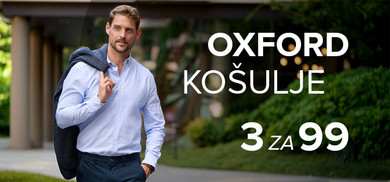 Oxford košulje - 3 za 99