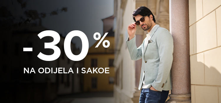 -30% na odijela i sakoe