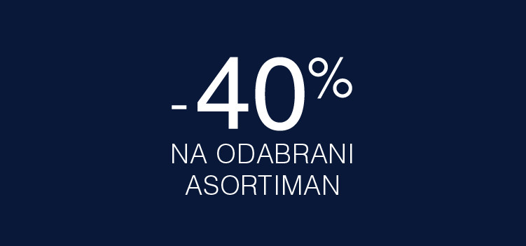  -40% na prolećnu kolekciju