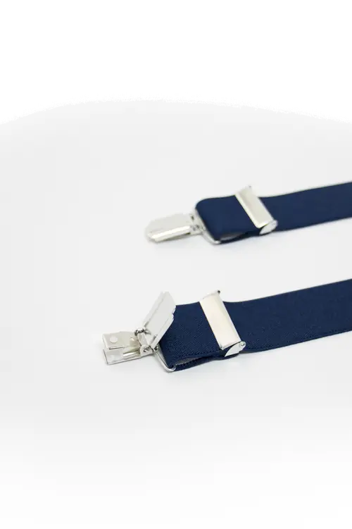 TREGERI X OBLIK S METALNIM KOPČAMA PLAVA NO SIZE / BEZ VELIČINE