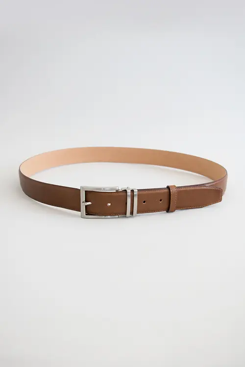 REMEN OD GLATKE KOŽE S PIN KOPČOM SMEĐA ONE SIZE