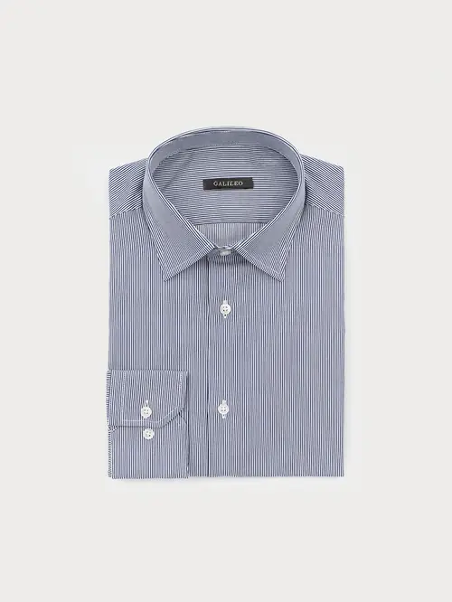 NON-IRON POSLOVNA KOŠULJA 100% PAMUK SLIM TAMNO PLAVA 2XL