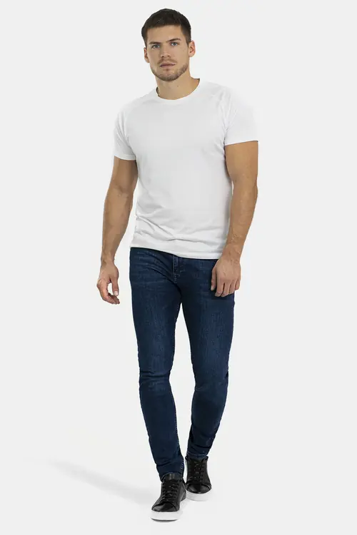 TRAPER HLAČE DENIM NORTH SLIM PLAVA W32 L34