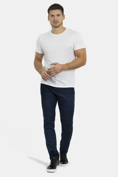 TRAPER HLAČE DENIM FAB REGULAR NAVY W32 L32