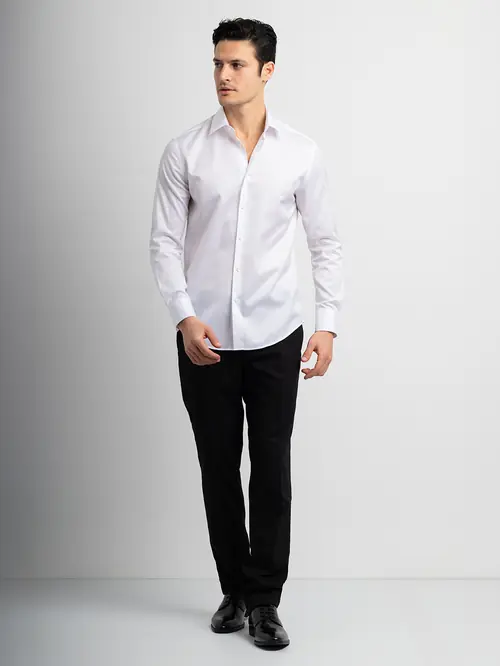 NON-IRON POSLOVNA KOŠULJA 100% PAMUK CLASSIC BIJELA M