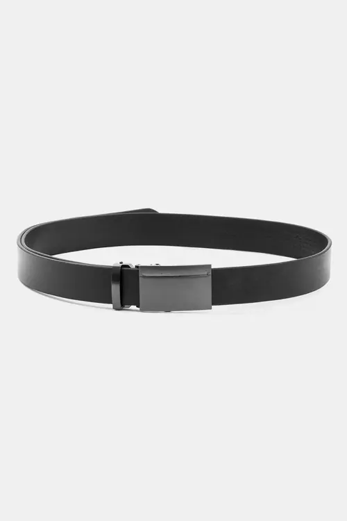 KOŽNI REMEN MINIMALISTIČKOG DIZAJNA ZA FORMALNE PRILIKE CRNA ONE SIZE