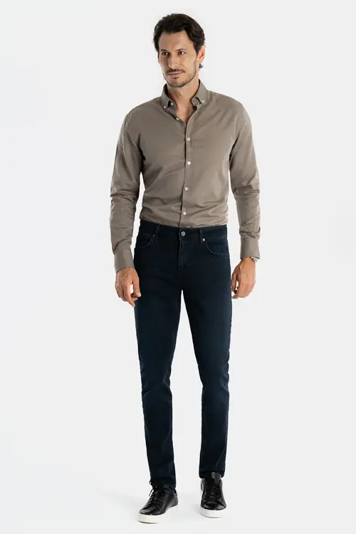 TRAPER HLAČE DENIM EAST W33 L32 NAVY SLIM