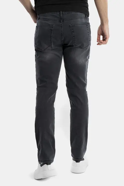 TRAPER HLAČE DENIM CLINT REGULAR TAMNO SIVA W34 L32