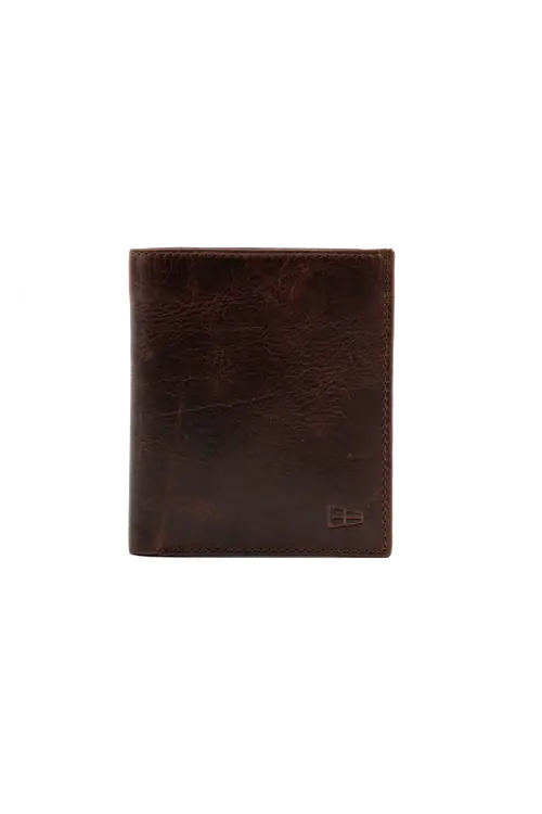 KOŽNI NOVČANIK S PRETINCEM ZA KOVANICE – TRIFOLD SMEĐA ONE SIZE