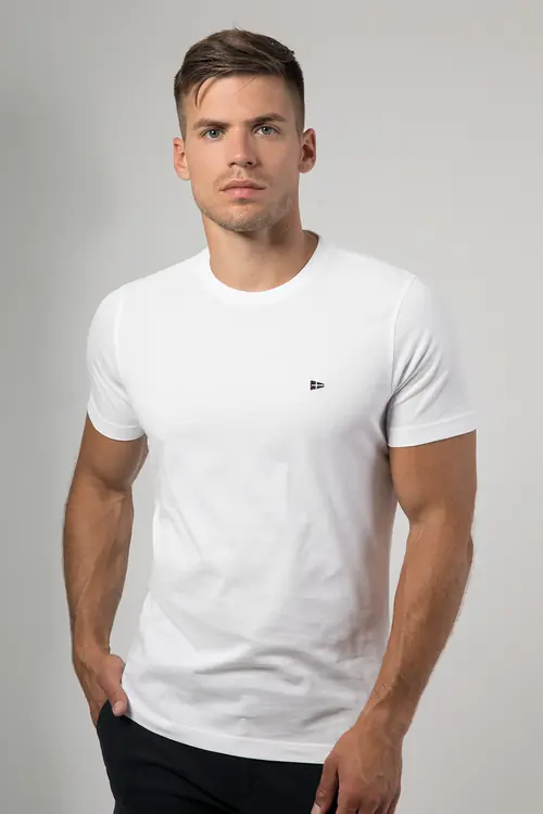 MAJICA KRATKIH RUKAVA – 100% PAMUK REGULAR BIJELA 2XL