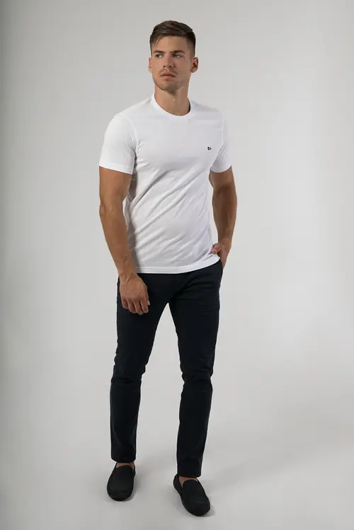 MAJICA KRATKIH RUKAVA – 100% PAMUK REGULAR BIJELA 4XL