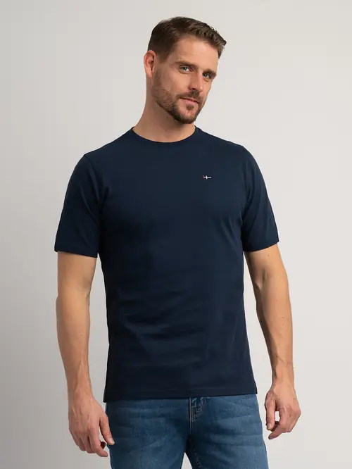 MAJICA KRATKIH RUKAVA – 100% PAMUK REGULAR NAVY S