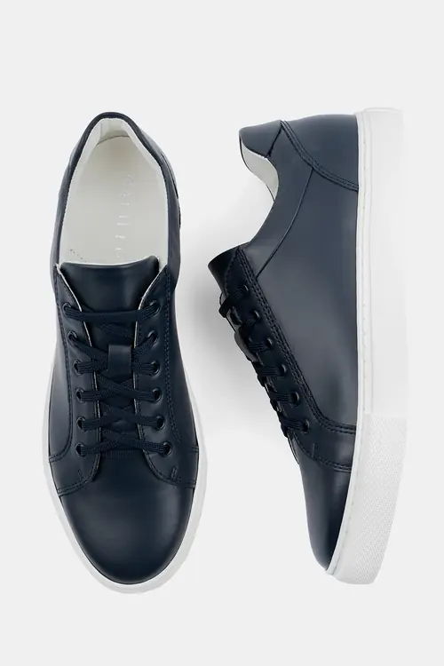 KOŽNE TENISICE CASUAL NAVY 41