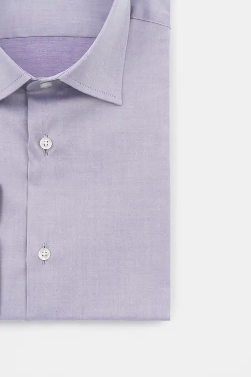 NON-IRON POSLOVNA KOŠULJA 100% PAMUK SLIM LJUBIČASTA S