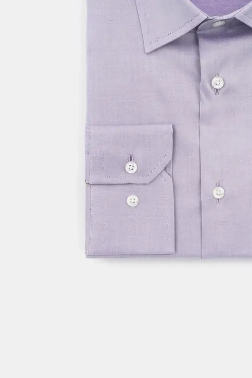NON-IRON POSLOVNA KOŠULJA 100% PAMUK S LJUBIČASTA SLIM