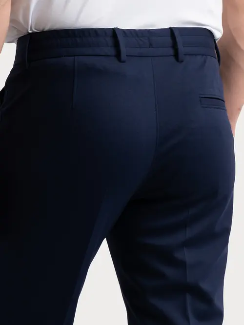 HLAČE OD ODIJELA SMART CASUAL 48 NAVY SLIM