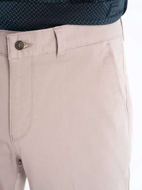 PAMUČNE CHINO HLAČE REGULAR BEŽ 50