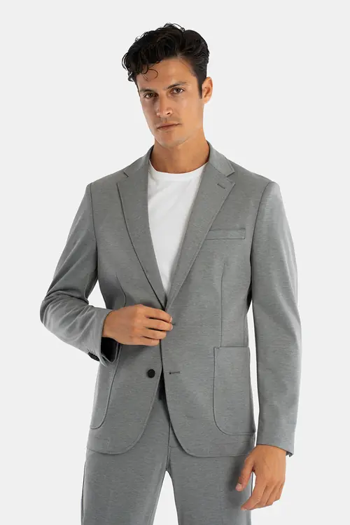 SAKO OD ODIJELA SMART CASUAL 52 SVIJETLO SIVA SLIM