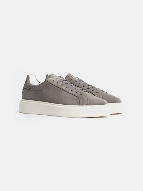 SUPERGE IZ BRUŠENEGA USNJA SVETLO SIVA 41
