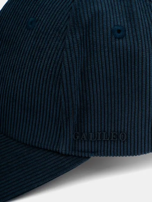 ŠILTERICA OD REBRASTOG SAMTA ONE SIZE NAVY