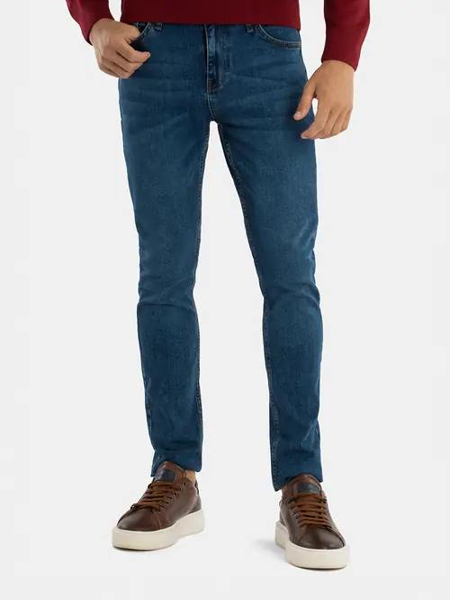 KLASIČNE TRAPER HLAČE DENIM RYDER SUPER SLIM PLAVA W31 L32