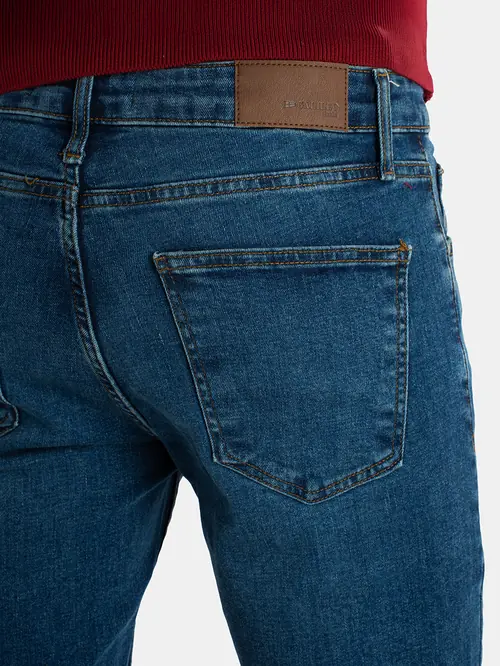 KLASIČNE TRAPER HLAČE DENIM RYDER SUPER SLIM PLAVA W31 L32