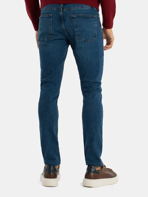 KLASIČNE TRAPER HLAČE DENIM RYDER SUPER SLIM PLAVA W34 L32