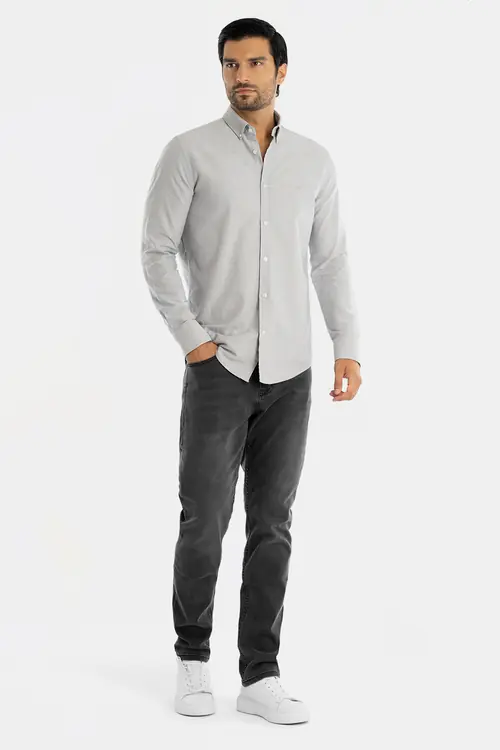 OXFORD SRAJCA V REGULAR KROJU 100% BOMBAŽ REGULAR SVETLO SIVA XL