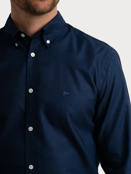 OXFORD KOŠULJA U REGULAR KROJU 100% PAMUK REGULAR NAVY S