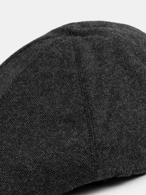 KAPA SA ŠILTOM OD MJEŠAVINE VUNE ONE SIZE TAMNO SIVA