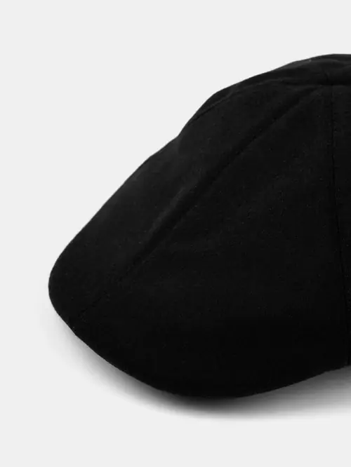 KAPA SA ŠILTOM OD MJEŠAVINE VUNE ONE SIZE CRNA