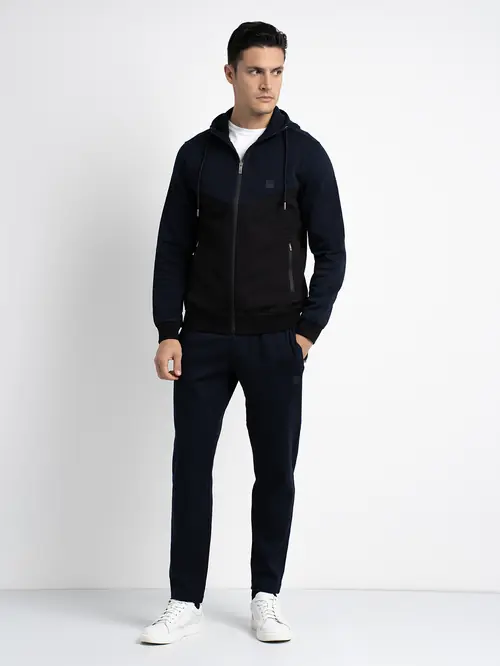GORNJI DIO TRENIRKE COLOUR BLOCK REGULAR NAVY 2XL