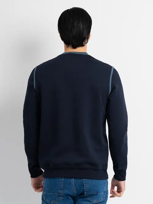 MAJICA S KONTRASTNIM OBRUBOM NA ŠAVOVIMA M NAVY REGULAR