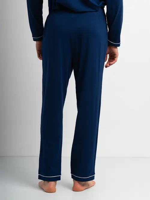 PIDŽAMA OD PAMUKA I MIKROMODALA NAVY M