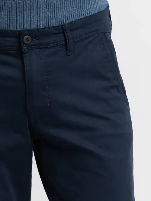 CHINO HLAČE GARMENT DYED SLIM NAVY 48