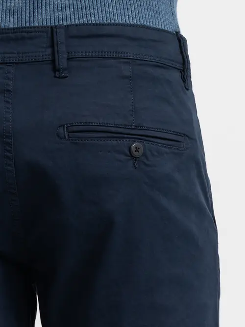 CHINO HLAČE GARMENT DYED SLIM NAVY 48