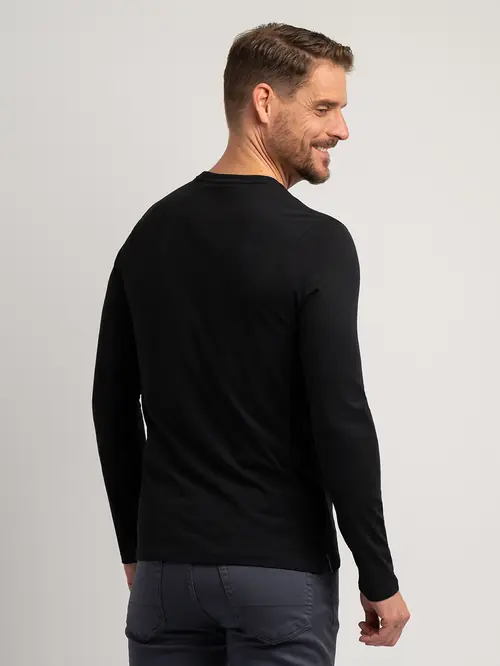 MAJICA DUGIH RUKAVA – 100% PAMUK REGULAR CRNA 2XL