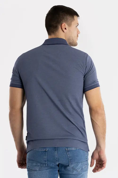 POLO MAJICA OD DVOBOJNOG INTERLOCK PLETIVA REGULAR SVIJETLO SIVA M