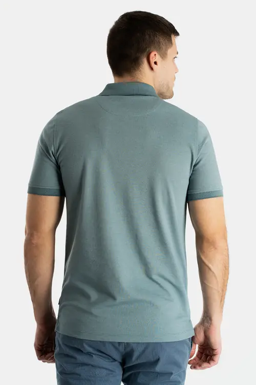 POLO MAJICA SA ZIP OVRATNIKOM OD INTERLOCK PLETIVA 2XL ZELENA REGULAR