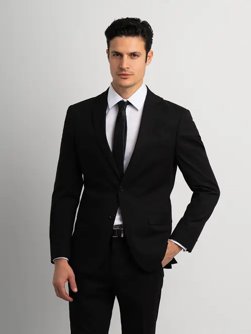 SAKO OD ODIJELA BASIC SLIM PRODUŽENI CRNA 58