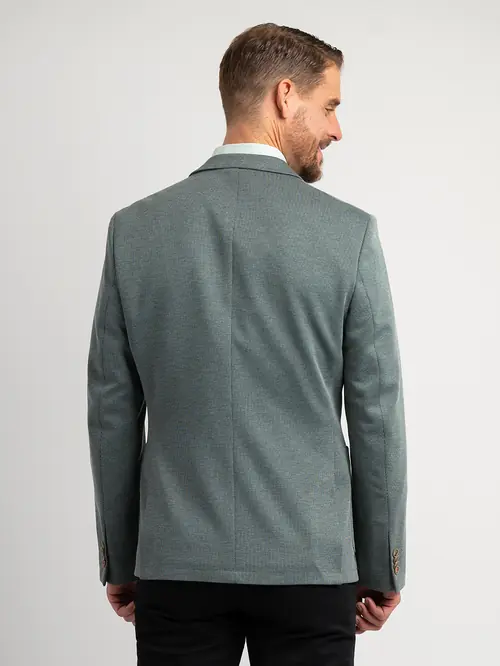 SAKO OD TEKSTURIRANE TKANINE - SMART CASUAL SLIM ZELENA 48
