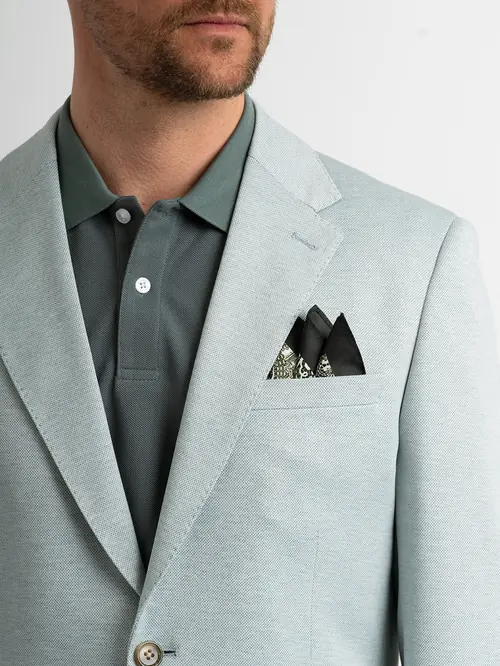 SMART CASUAL SAKO OD TEKSTURIRANE TKANINE SLIM ZELENA 48
