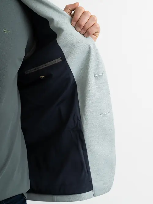 SMART CASUAL SAKO OD TEKSTURIRANE TKANINE 50 ZELENA SLIM