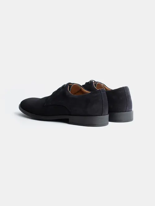SMART CASUAL ČEVLJI IZ BRUŠENEGA USNJA TEMNO MODRA 41