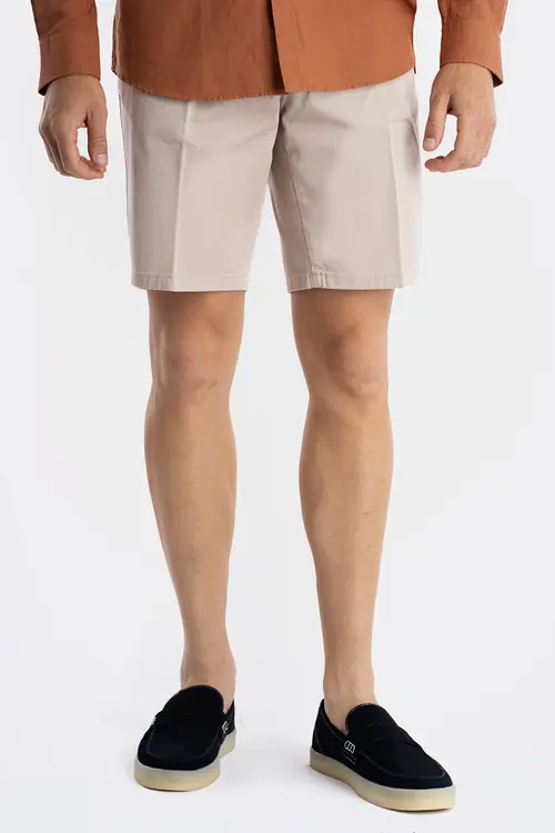 KRATKE HLAČE CHINO BEŽ 48